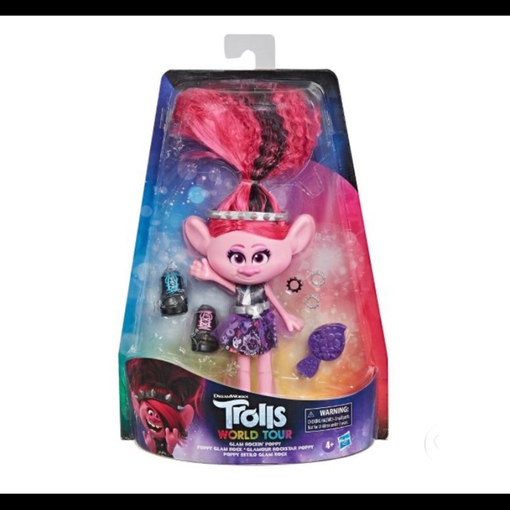DreamWorks Trolls World Tour Glam Rockin' Poppy Fashion Doll